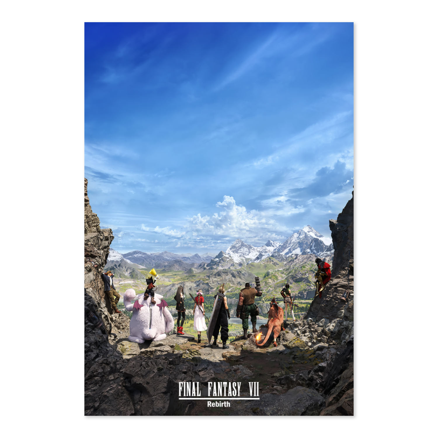 Final Fantasy VII (7) Remake Poster Official Box Art | Pira Boxes