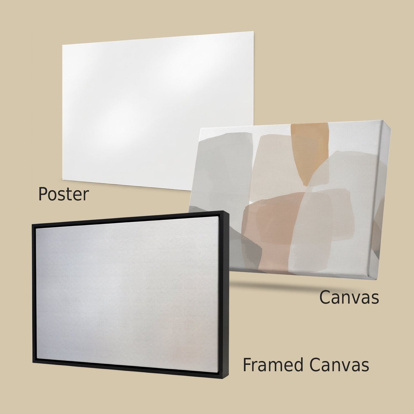 Pira Boxes poster and canvas size and framing options