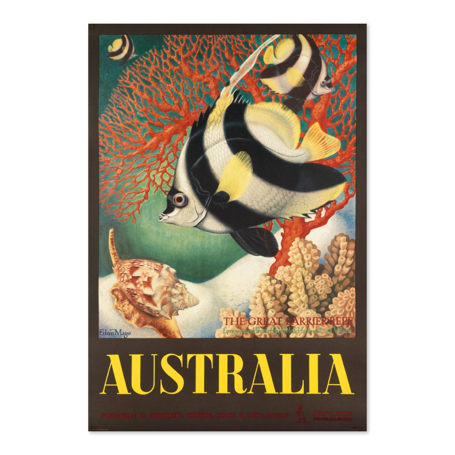 Australia Great Barrier Reef poster print