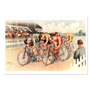 Bicycle Race poster print