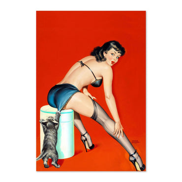 Cat Scratch Fever poster print