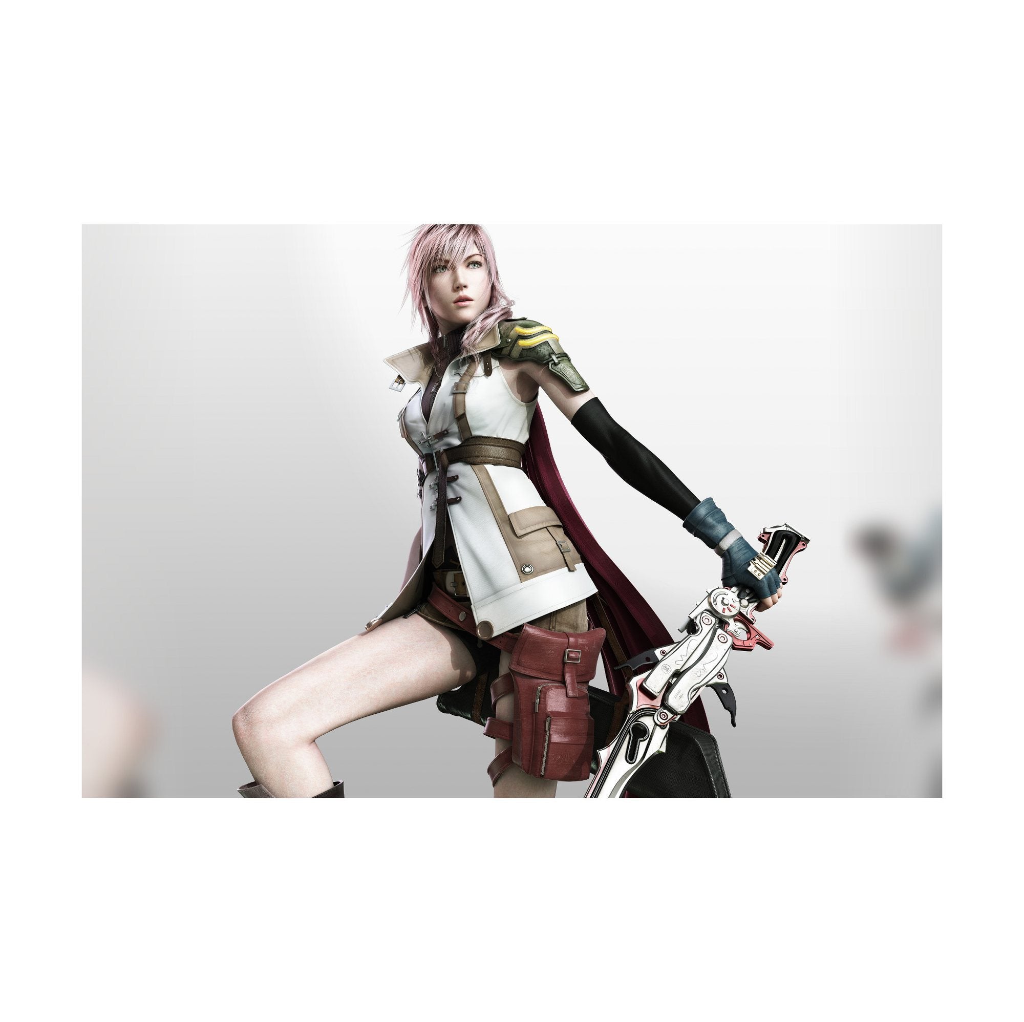 Final Fantasy XIII Lightning Cover Art poster print (horizontal)