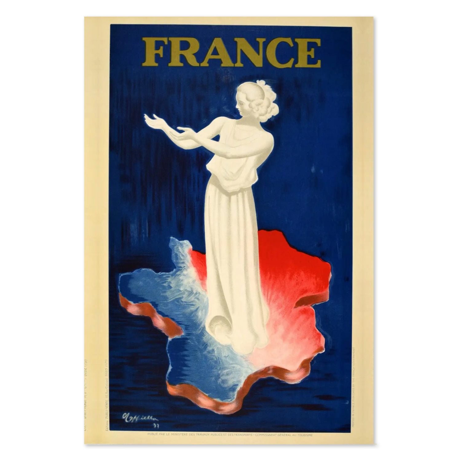 France Marianne poster print