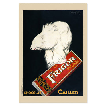Frigor Chocolate Cailler Cappiello poster print