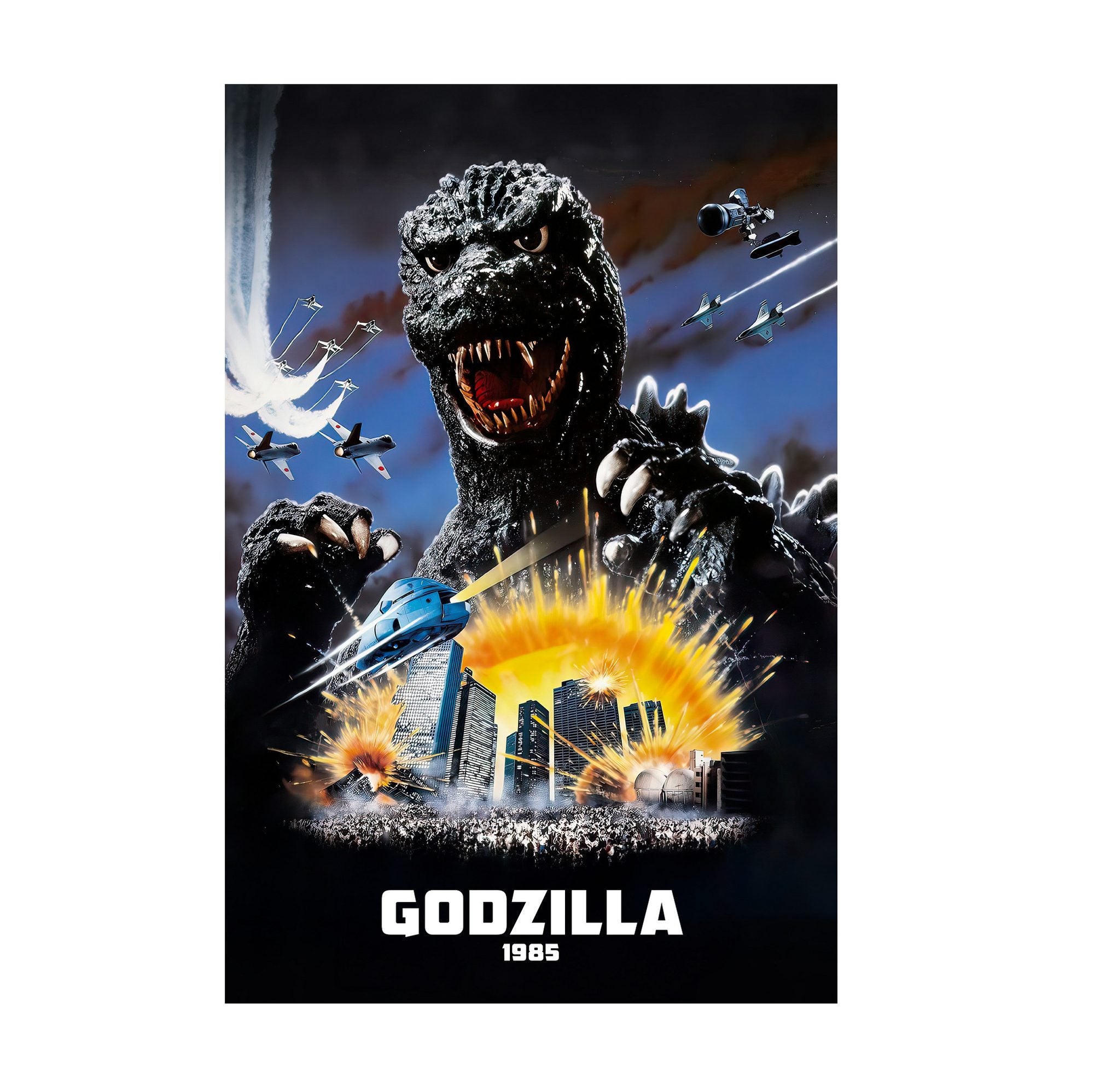 Godzilla 1985 (1985) Movie Key Art poster print