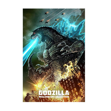 Godzilla Millennium Era Movie Collection Art poster print