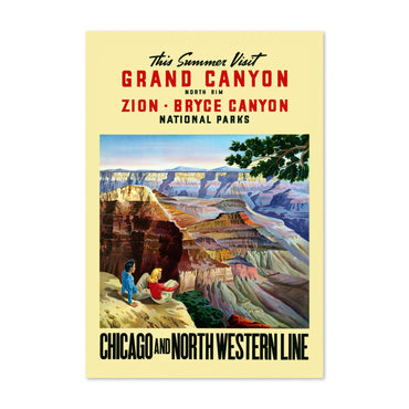 Grand Canyon Zion Bryce poster print
