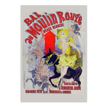 Jules Chéret Bal au Moulin Rouge poster print