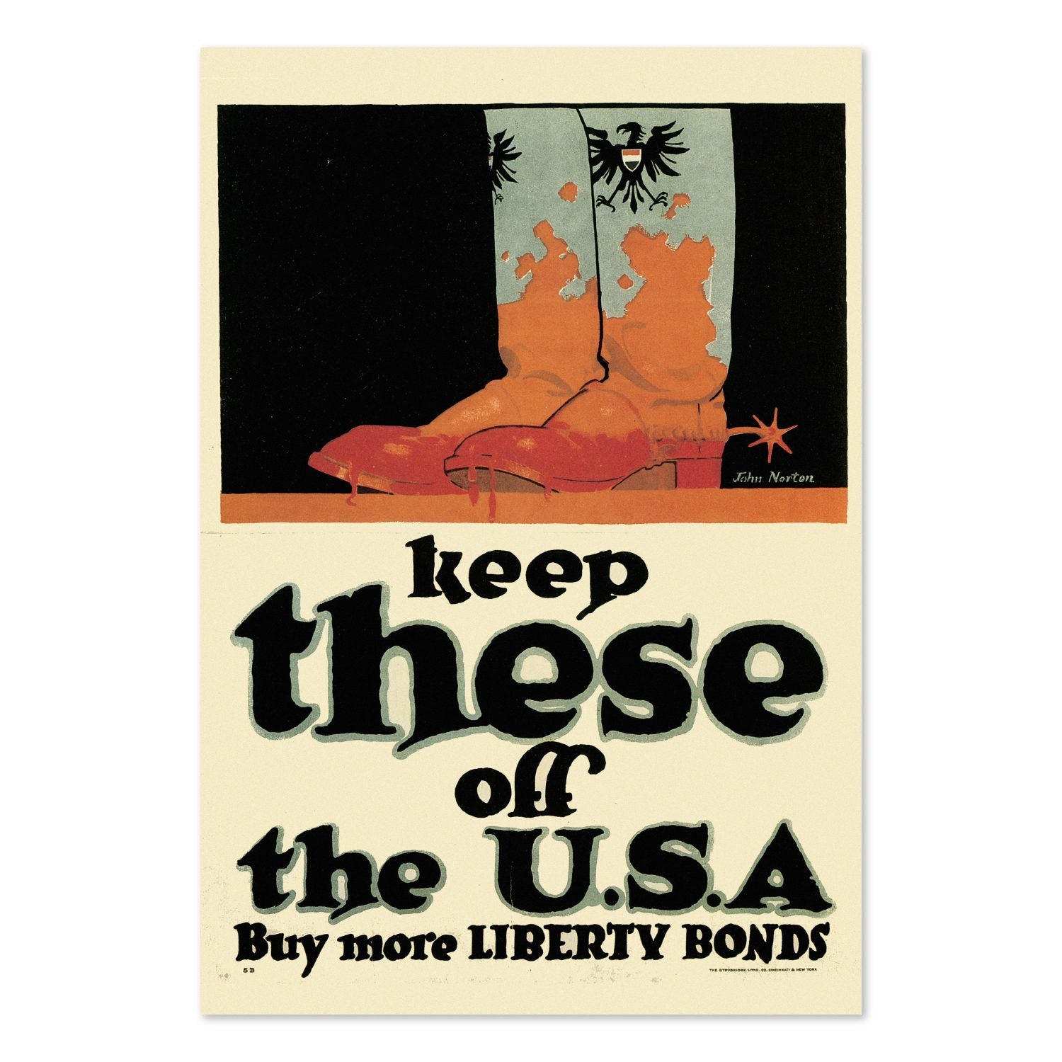 Keep These Off the U.S.A. poster print