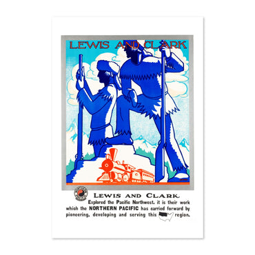 Lewis and Clark poster print