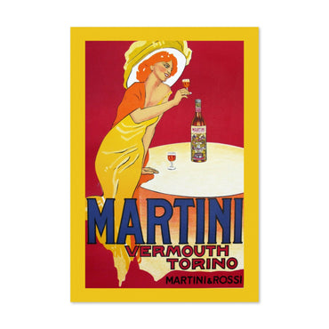 Martini Vermouth Torino vintage poster print