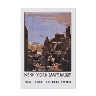 New York Leslie Ragan poster print