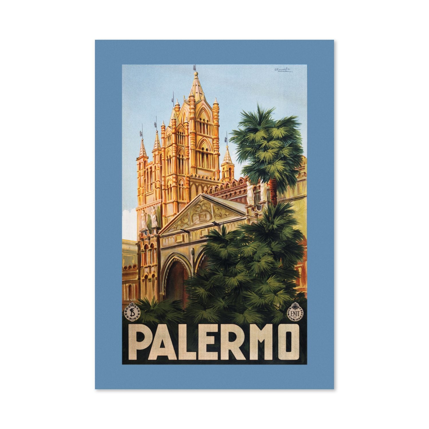 Palermo Cathedral poster print