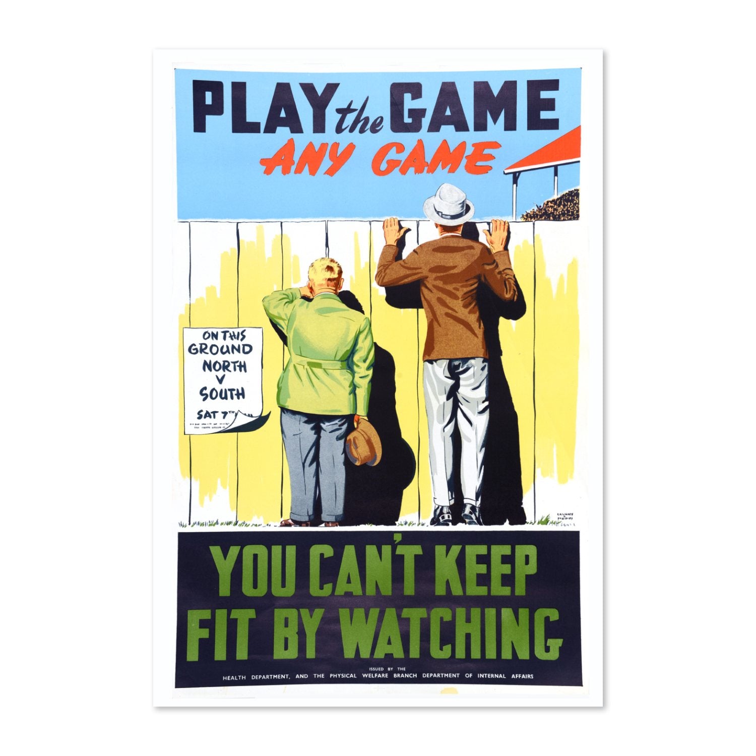 Play the Game — Any Game poster print