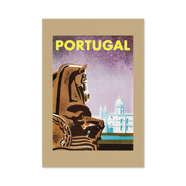 Portugal Fly TWA poster print