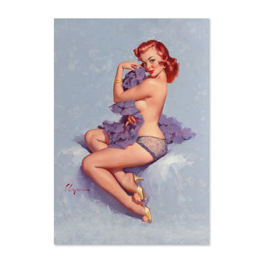 Roxanne by Gil Elvgren, pin-up poster — framed print