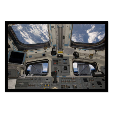 Space Shuttle Atlantis cockpit poster print
