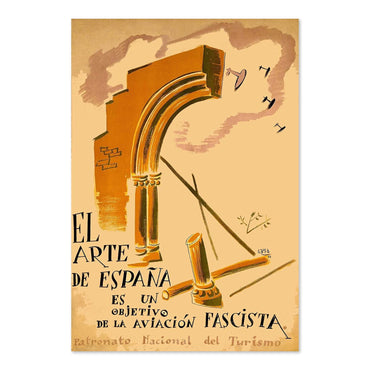 The Art of Spain Is a Target poster print