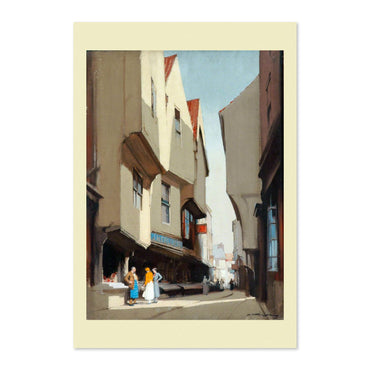 York The Shambles poster print
