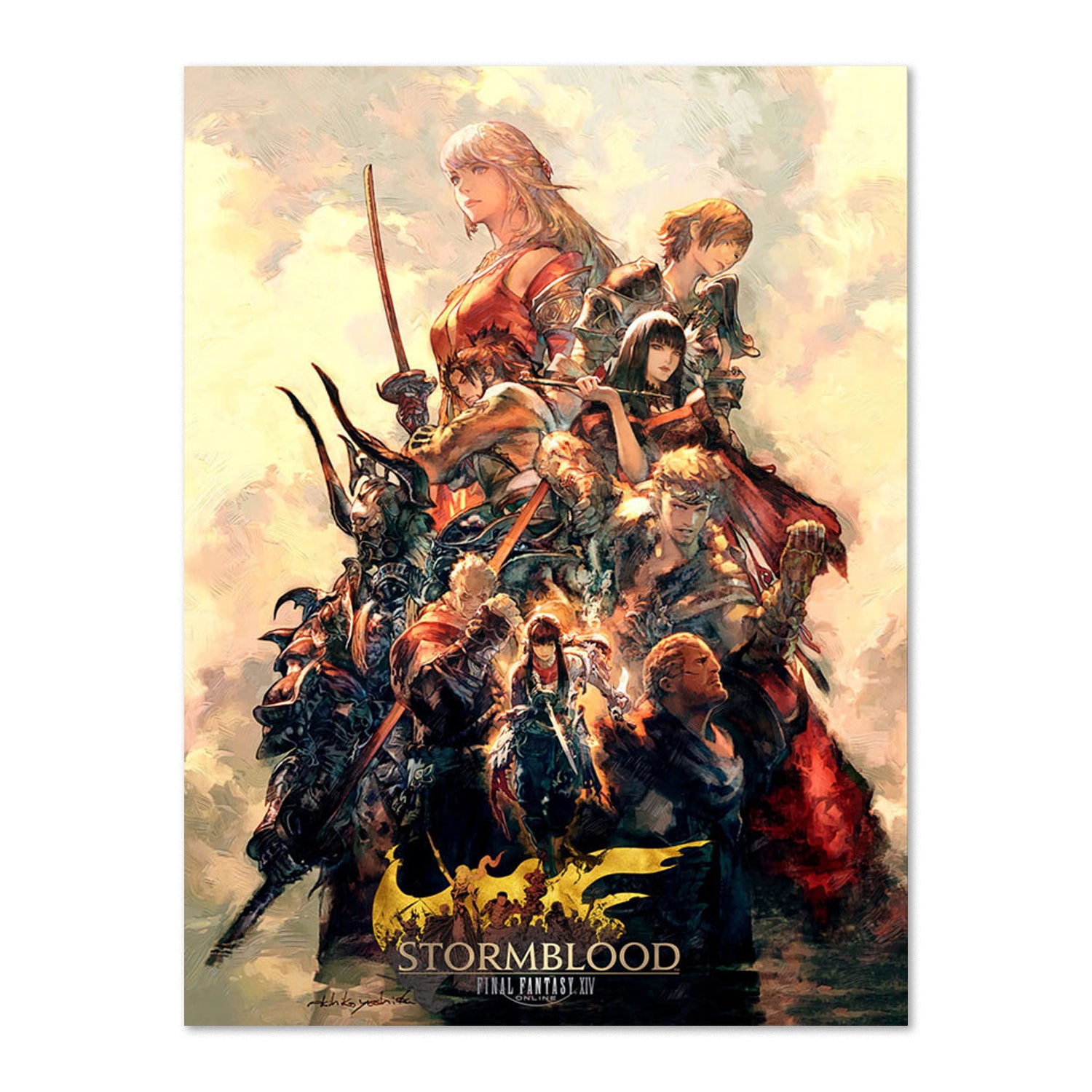 Final Fantasy XIV Stormblood Poster — Official Key Art Print