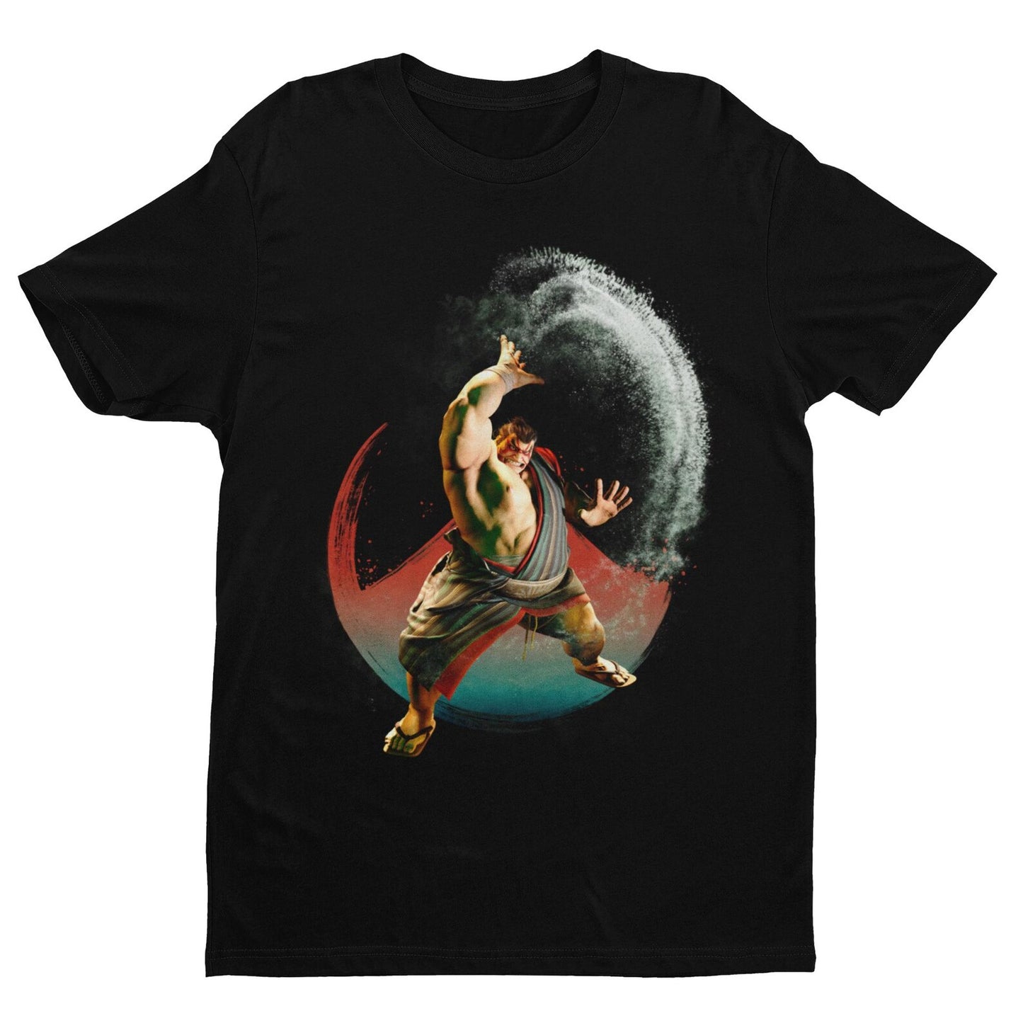 Street Fighter 6 E Honda Premium Unisex T-shirt | Arcade Fighting Game Tee
