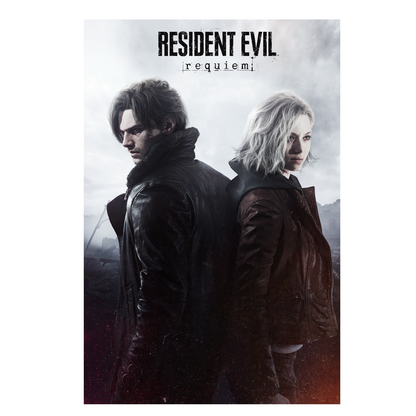 Resident Evil Requiem Poster — Key Art Print | Capcom Survival Horror Gaming Wall Art