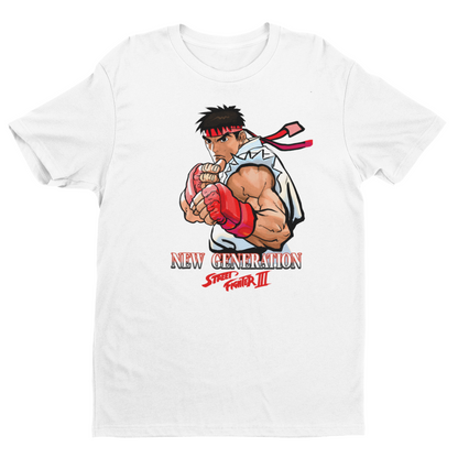 Street Fighter III New Generation | Ryu Key Art Ver 2 Premium Unisex T-shirt