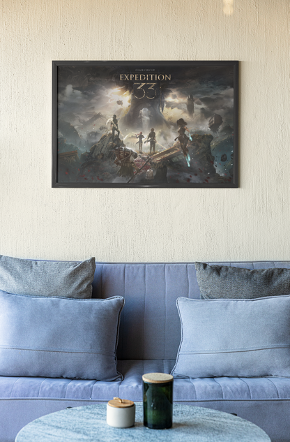 Expedition 33 Poster — Key Art 01 Print | RPG Gaming Wall Art