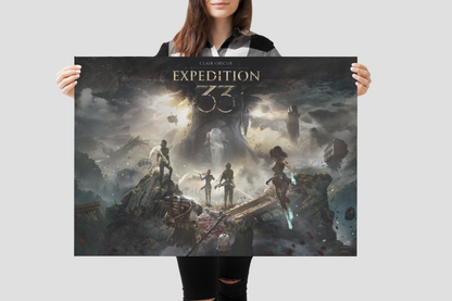 Expedition 33 Poster — Key Art 01 Print | RPG Gaming Wall Art