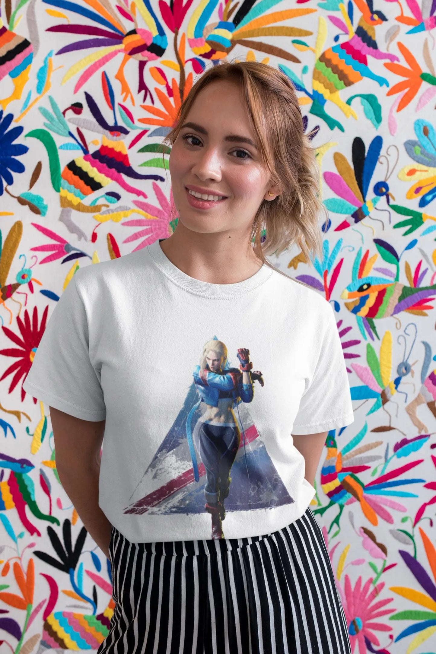 Street Fighter 6 Cammy White Premium Unisex T-shirt | Arcade Fighting Game
