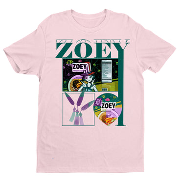 ZOEY Anime Hamburger Graphic T-Shirt – Retro Manga Streetwear Tee