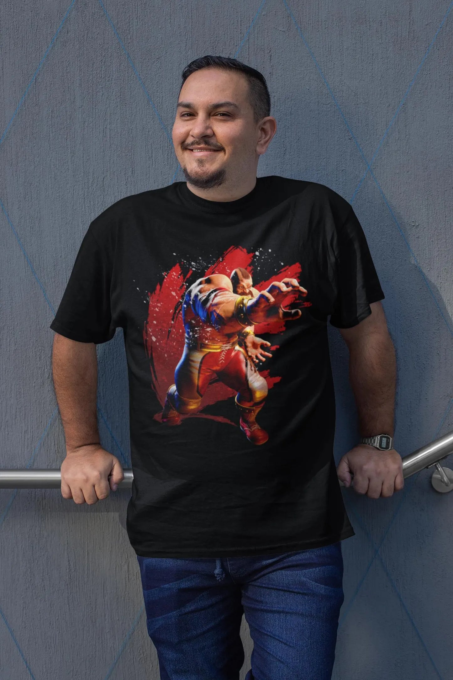 Street Fighter 6 Zangief Premium Unisex T-shirt | Arcade Fighting Game Tee