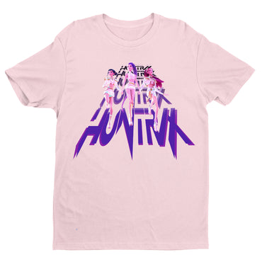 Huntrix Anime Girl T-Shirt | K-Pop Inspired Y2K Vaporwave Tee | Aesthetic Harajuku Streetwear Unisex