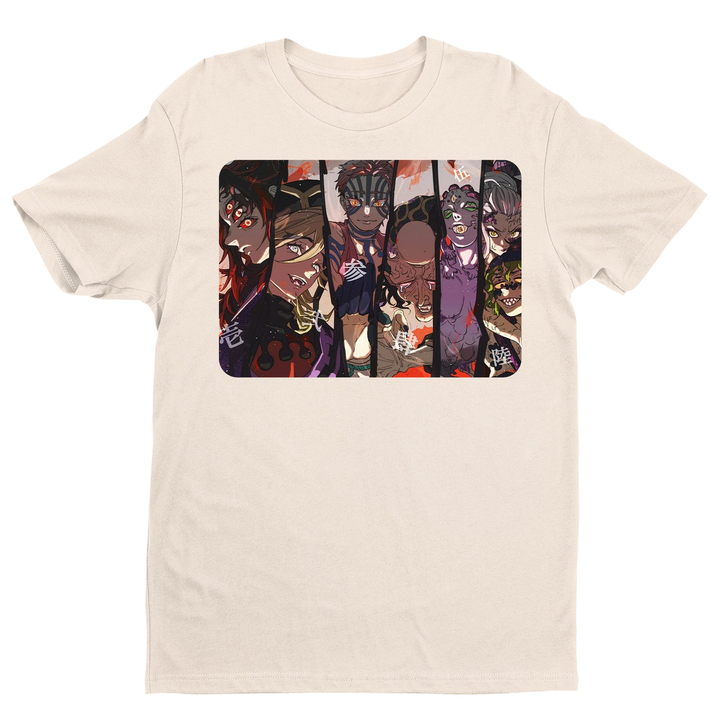 Upper Moon Villains Fan Art | Demon Slayer: Kimetsu no Yaiba Premium Unisex T-Shirt