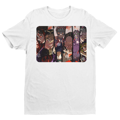 Upper Moon Villains Fan Art | Demon Slayer: Kimetsu no Yaiba Premium Unisex T-Shirt