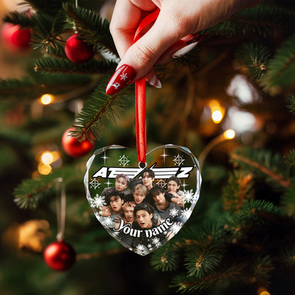 Personalized ATEEZ Ornament, KPOP Christmas Ornament, Custom Ateez Gift For ATINY