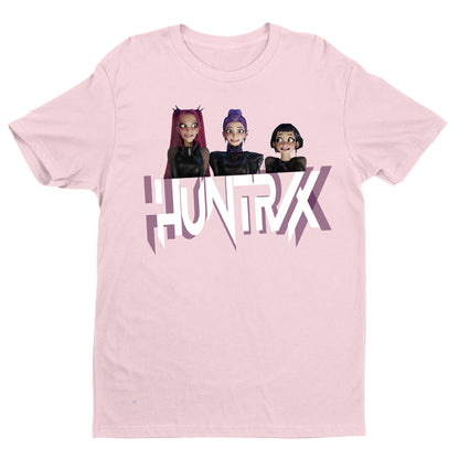 Huntrix Trio T-Shirt | Dark Aesthetic Girl Band Graphic Tee | Unisex Streetwear