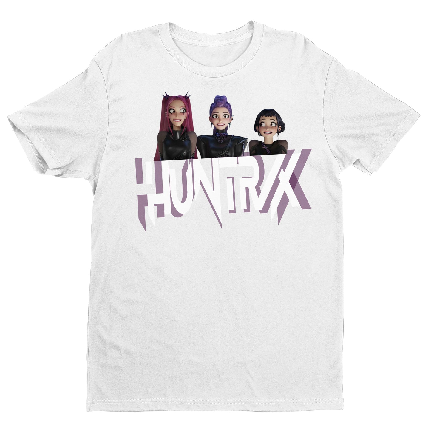 Huntrix Trio T-Shirt | Dark Aesthetic Girl Band Graphic Tee | Unisex Streetwear