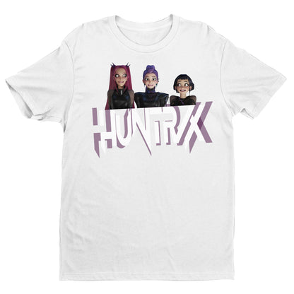 Huntrix Trio T-Shirt | Dark Aesthetic Girl Band Graphic Tee | Unisex Streetwear