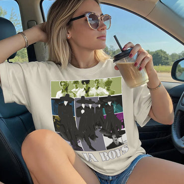 SAJA BOYS Korean Drama Graphic T-Shirt – Unisex K-Fashion Tee