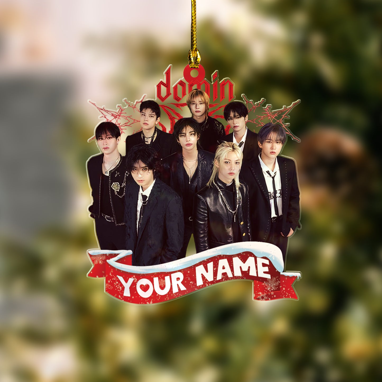 Personalized Stray Kids DominATE Ornament, Stray Kids Ornament For Fans Kpop