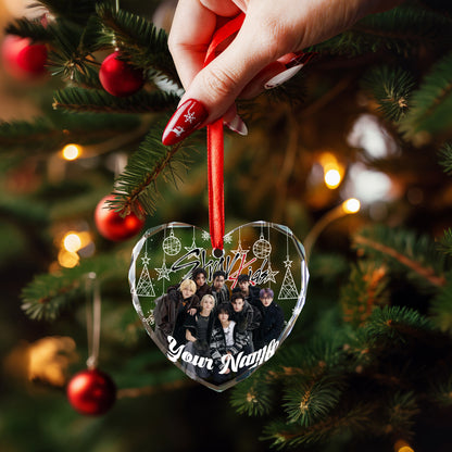 Personalized Stray Kids Ornament, KPOP Christmas Ornament Gift For Stay