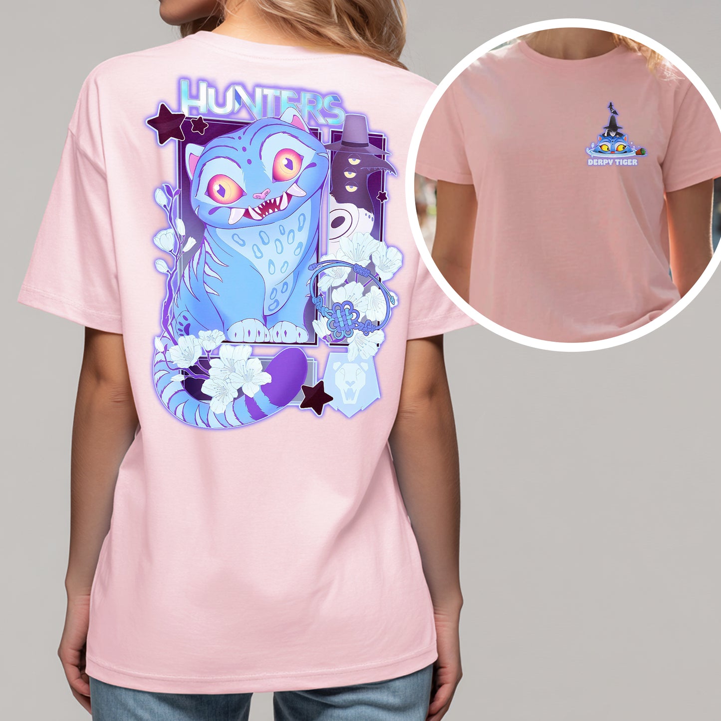 Kpop Derpy Tiger T-Shirt – Demon Hunters Retro Anime Style Tee