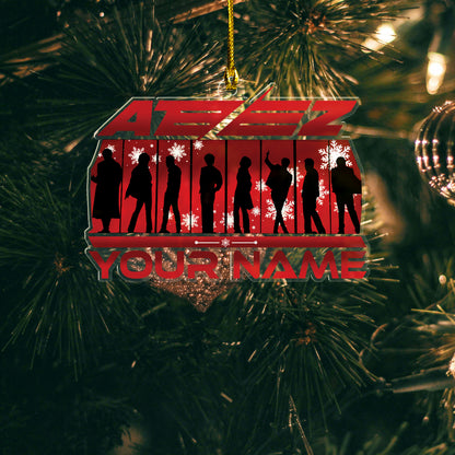 Custom Ateez In Your Fantasy Ornament, Ateez Ornament For Fans Kpop
