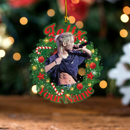Personalized Felix Ornament, Custom Stray Kids Gift For Stay