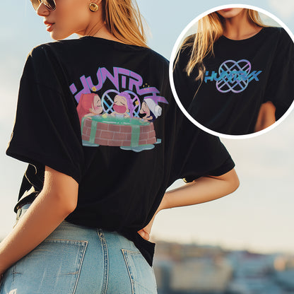Huntrix Kpop Demon Hunters T-Shirt – Mira, Rumi & Joey Graphic Tee