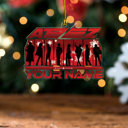Custom Ateez In Your Fantasy Ornament, Ateez Ornament For Fans Kpop