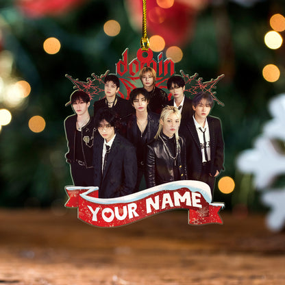Personalized Stray Kids DominATE Ornament, Stray Kids Ornament For Fans Kpop