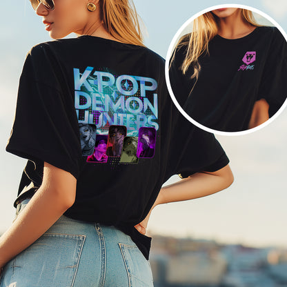 KPOP Demon Hunters Slayboys T-Shirt – Dark Fantasy Kpop Graphic Tee
