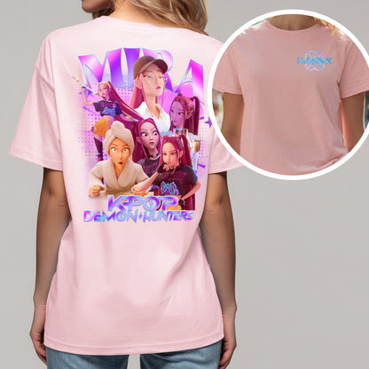 KPOP DEMON HUNTERS – MIRA Graphic T-Shirt | Anime-Inspired Kpop Tee